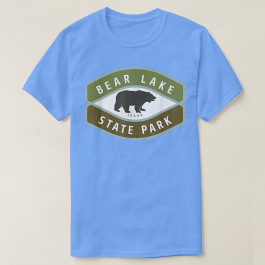 T-shirt Bear Lake State Park Idaho Roaming Bear ID Vacatio (Design devant)