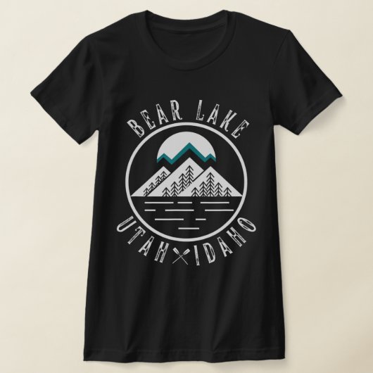 T-shirt Bear Lake Utah Idaho Camping Bateau (Poser)