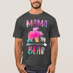 T-shirt Bear Matching Family Outfits, Funny Mama Bear Two