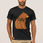 T-shirt Bear Papa T-Shirt, (Devant)