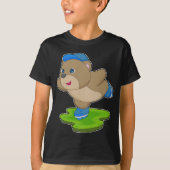 T-shirt Bear Patinage en ligne Patins à rouleaux (Devant)