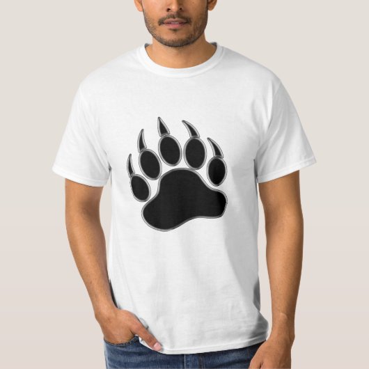 T-shirt Bear Paw /Claw Silver doublure - Chemise (Devant)