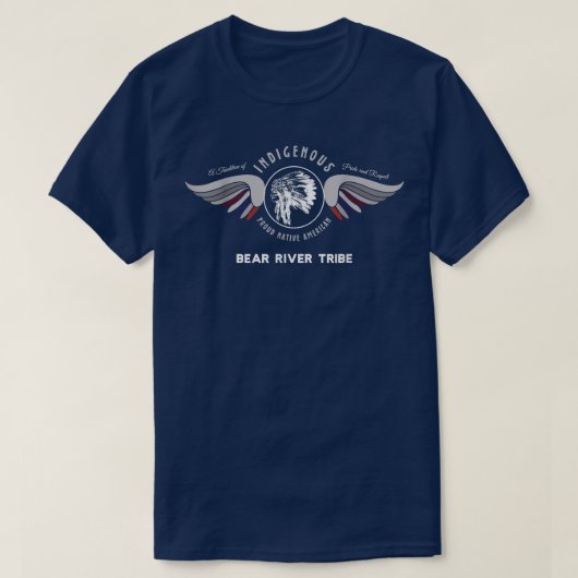 T-shirt Bear River Native American Indian Tradition Pride (Design devant)