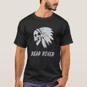 T-shirt Bear River Native American IndianBorn Freedom Evil (Devant)