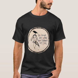 T-shirt Bear Tooth Quirky Crow Raven Boho Western Sketch