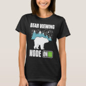 T-shirt Bear Viewing in Zoo National Park or Alaska Cruise (Devant)