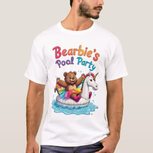 T-shirt Bearbie Pool Party
