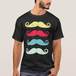 T-shirt Beard 90s Mustache