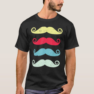 T-shirt Beard 90s Mustache
