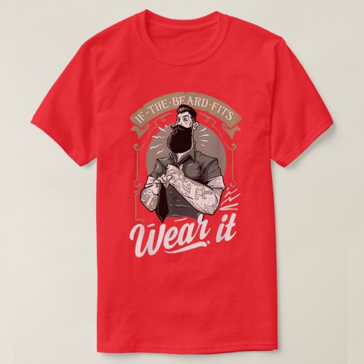 T-shirt Beard Beard Funny Beard Shirts Mens Beard 3 (Design devant)
