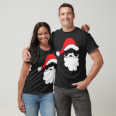 T-shirt Beard de Santa Hat (Unisexe)