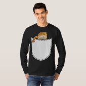 T-shirt Beard Dragon in Artificial Chest Pocket Reptile Li (Devant entier)