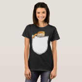 T-shirt Beard Dragon in Artificial Chest Pocket Reptile Li (Devant entier)