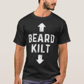 T-shirt Beard Kilt Scottish (Devant)