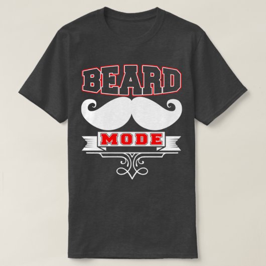 T-shirt Beard Mode Funny Beard Citations 1 (Design devant)