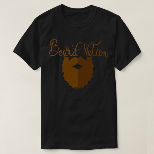 T-shirt Beard Nation 3 (Design devant)