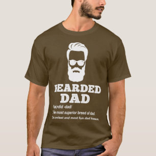 T-shirt Beard papa la race la plus supérieure de papa La c