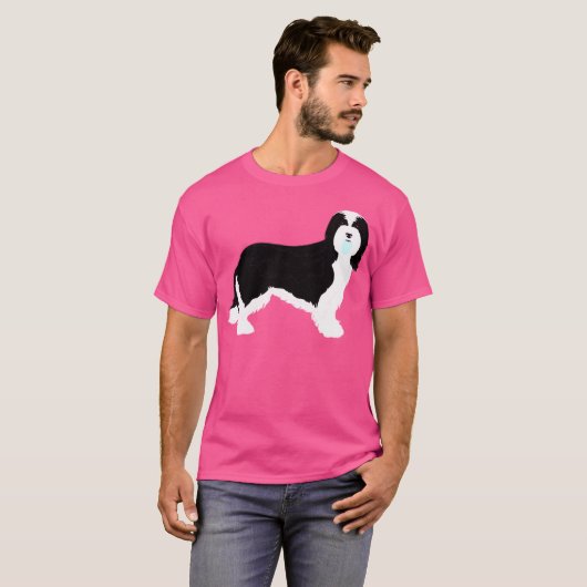T-shirt Bearded Collie (Devant entier)