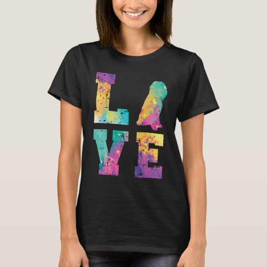 T-shirt Bearded Collie Love (Devant)