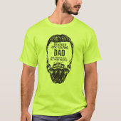T-shirt Bearded Disk Golf Papa (Devant)
