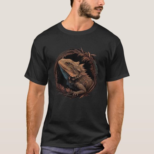 T-shirt Bearded Dragon Animal  Wildlife Bearded Dragons  1 (Devant)