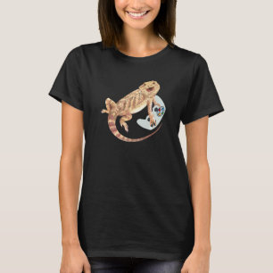 T-shirt Bearded Dragon Playing Video Game Reptiles Pagona
