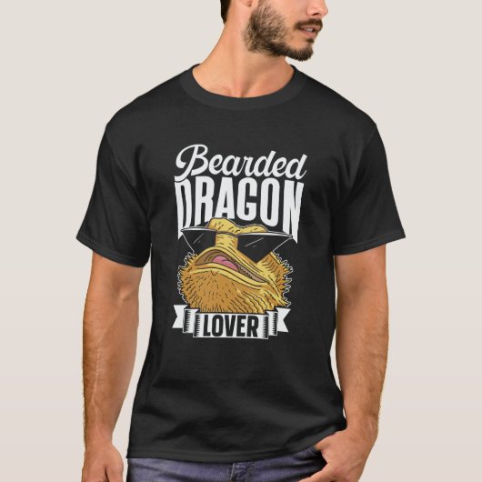 T-shirt Bearded Dragon Reptile Pet Animal (Devant)