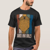 T-shirt Beards and Bibles Motivational Quote Christian Ins (Devant)