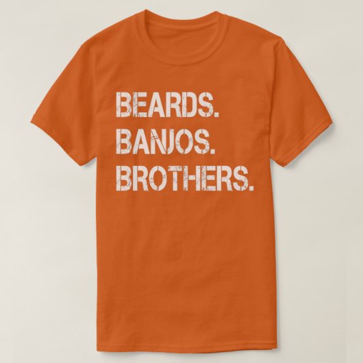 T-shirt Beards Banjos Brothers (Design devant)