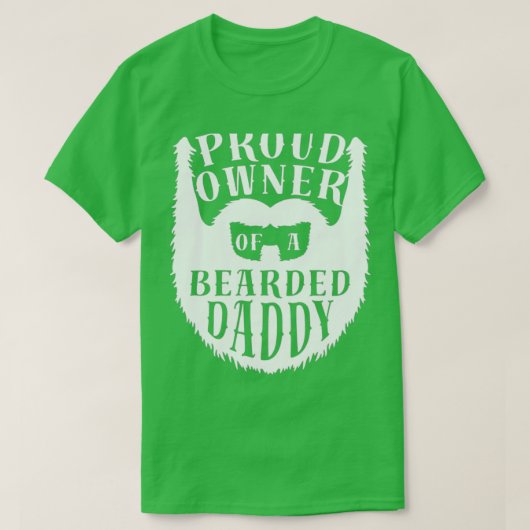 T-shirt Beared Daddy citation (Design devant)
