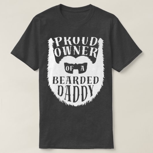 T-shirt Beared Daddy citation 1 (Design devant)
