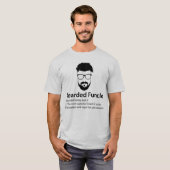 T-shirt Beared Funcle Description Beard Day Shirt Funny (Devant entier)