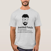 T-shirt Beared Funcle Description Beard Day Shirt Funny (Devant)
