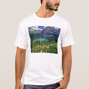 T-shirt Beargrass au-dessus du lac Grinnell dans les nombr