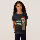 T-Shirt Bearly Awake Funny Bear Pajama de Noël Sleep (Devant entier)