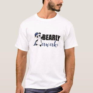T-shirt Bearly Awake Panda Sleepyhead Teddy