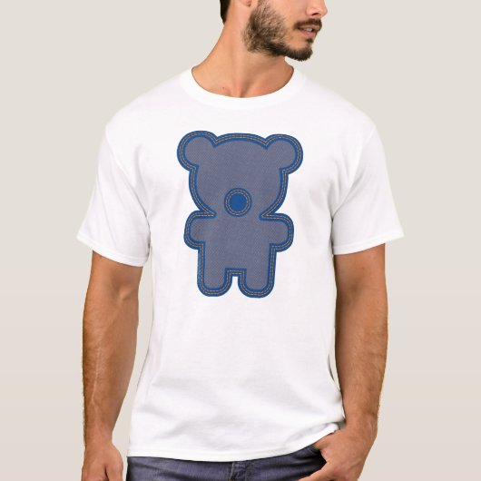 T-shirt "BEARLY DENIM" (Devant)