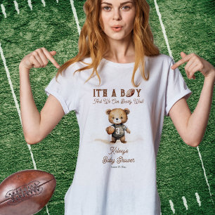 T-shirt Bearly Wait American Football Baby shower