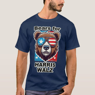 T-shirt Bears for Harris Walz