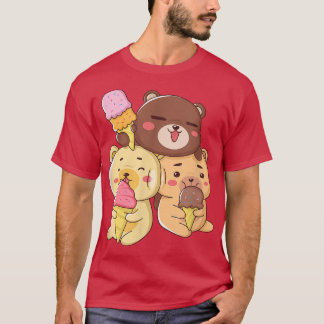 T-shirt Bears mignonne Love Glace Cream