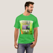 T-shirt #BearWithUsProductions Journée Verte  (Devant entier)