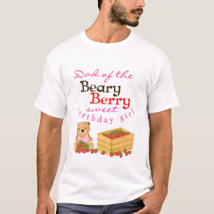 T-shirt Beary Berry Sweet Cub's Strawberries Papa Annivers