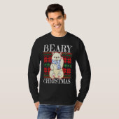 T-shirt Beary Christmas Christmas Polar Bear Ugly Sweater  (Devant entier)