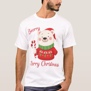 T-shirt Beary Joyeux Ours polaire de Noël