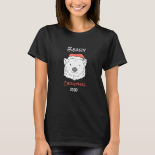 T-shirt Beary Xmas Créateur Avec Graphique Ours Polaire