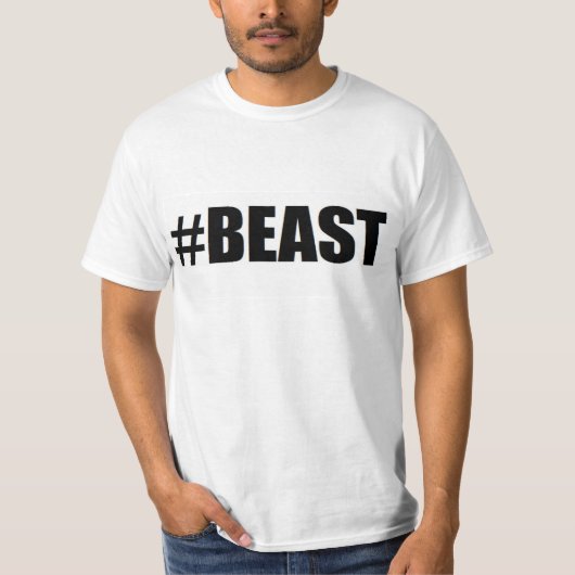 T-shirt #beast (Devant)