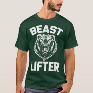 T-shirt Beast Lifter Drôle Dire Cool Gym Exercice Poids