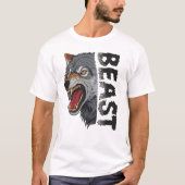 T-shirt Beast Mode Wolf Tee (Devant)