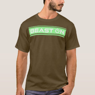 T-shirt Beast On Green Mint Fitness Fitness Fitness Fitnes