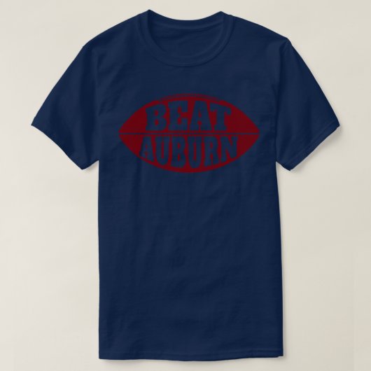 T-shirt Beat Auburn Vintage Bama Gameday (Design devant)
